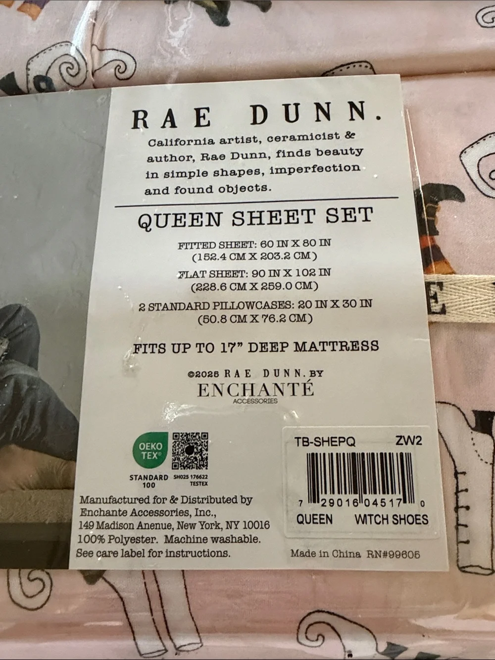 Rae Dunn Halloween 🎃 ready. Queen set. Unopened.